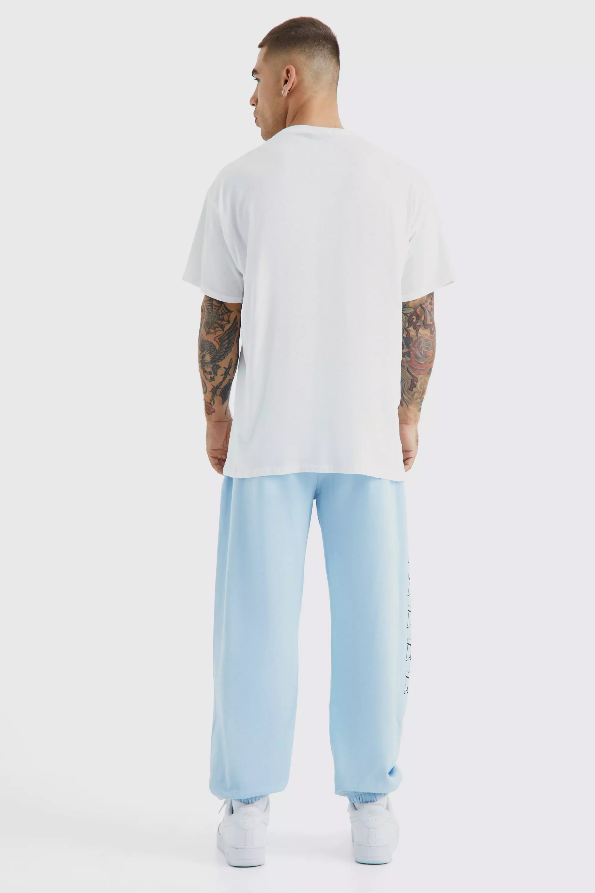 Sweatpants and best sale baggy shirt